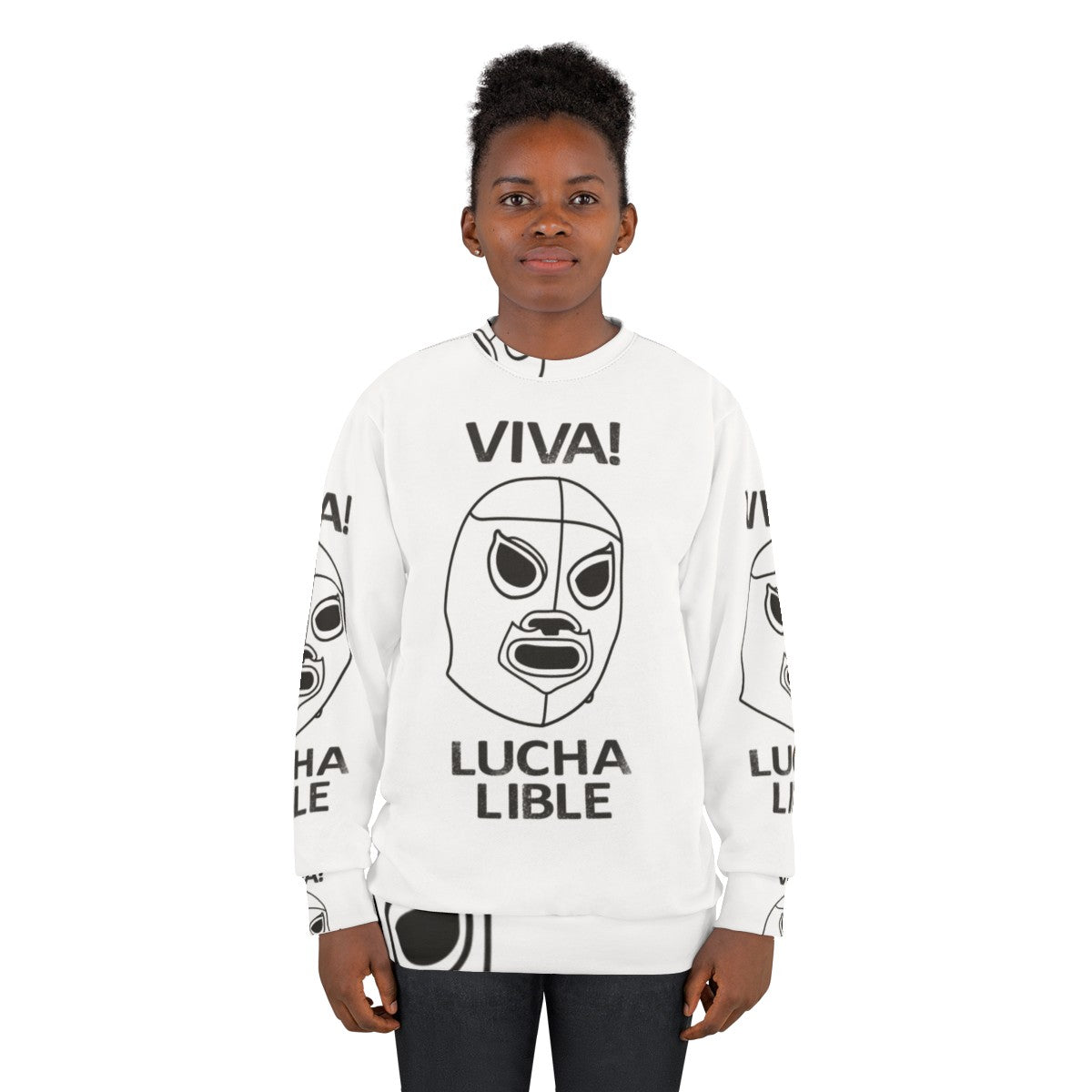 No More Heroes Lucha Libre Sweatshirt - women