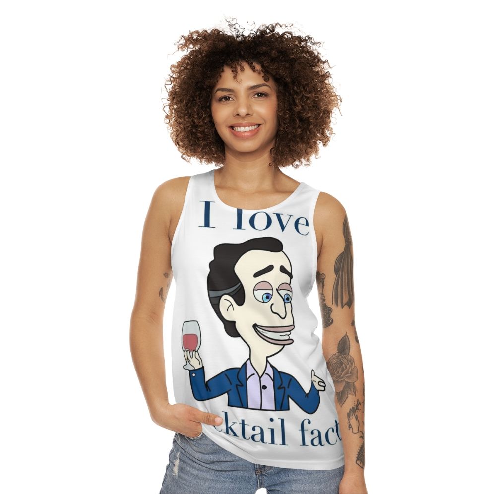 Big Mouth Cocktail Facts Unisex Netflix Tank Top - women