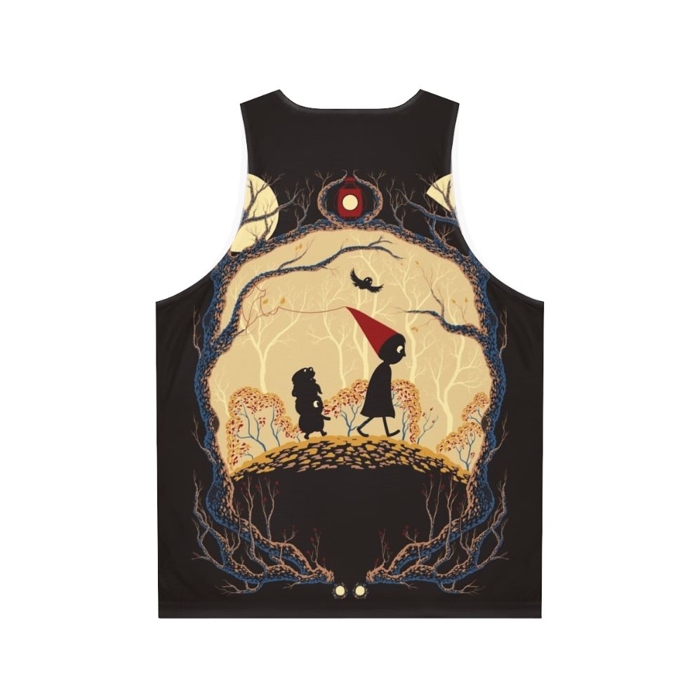 Journey Unisex Tank Top with Over the Garden Wall inspired design - Back