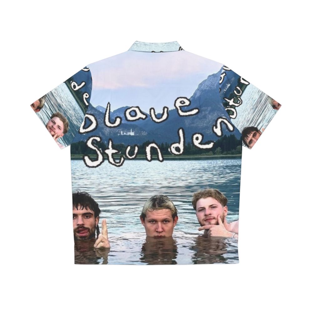 Blaue Stunden 2023 Hawaiian Shirt featuring German rap band 01099 - Back