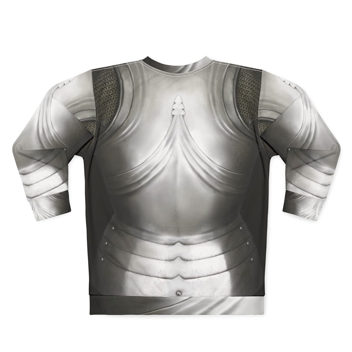 Gothic German knight in cuirass design sweatshirt - Back