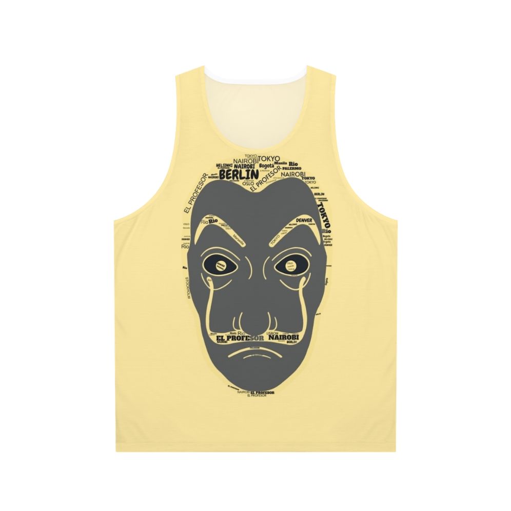 Dali Mask La Casa De Papel Unisex Tank Top