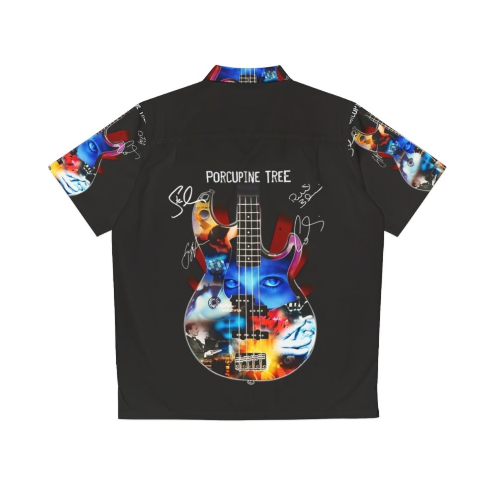 Porcupine Guitar Hawaiian Shirt - Back