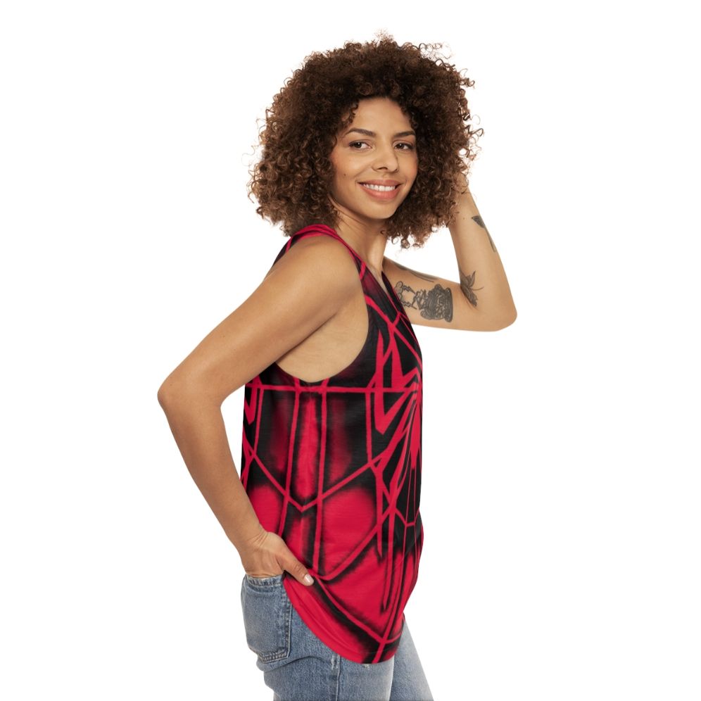 The Human Spider 2002 Design Unisex Tank Top - women side