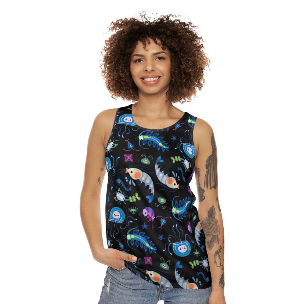 Zooplankton unisex tank top - women