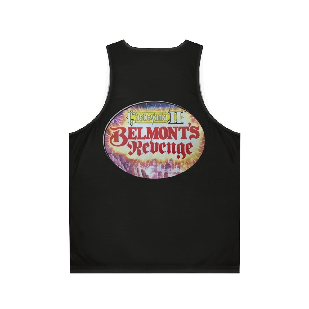 Castlevania retro gaming unisex tank top - Back