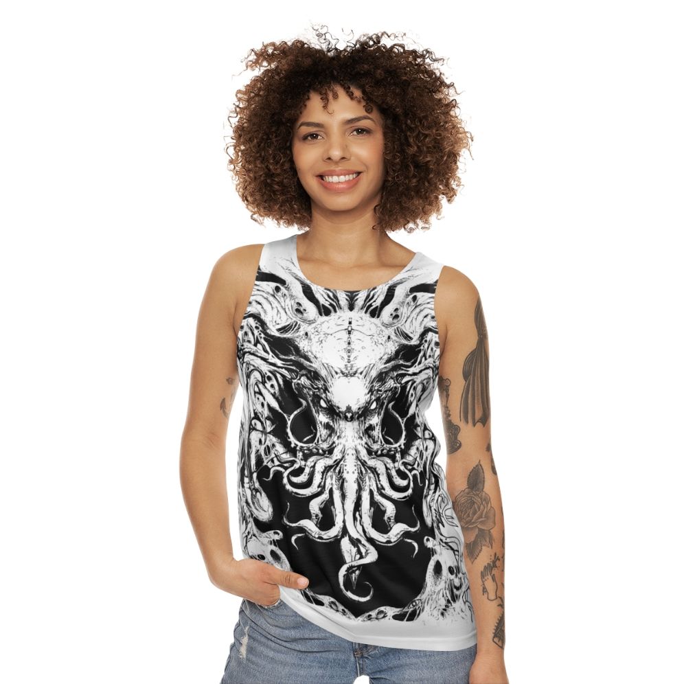 Cthulhu horror unisex tank top - women