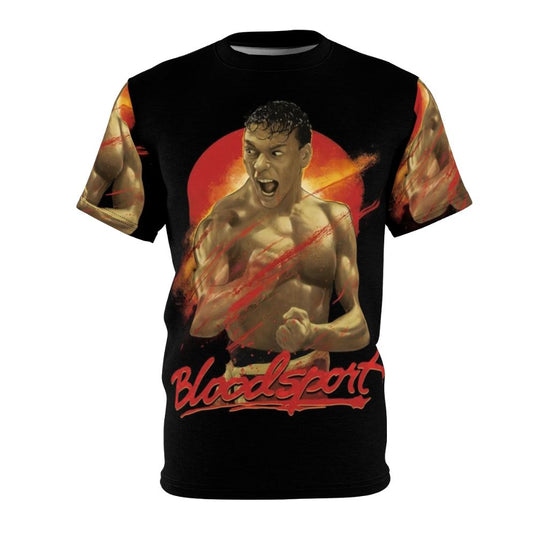 Bloodsport martial arts movie t-shirt with Jean Claude Van Damme