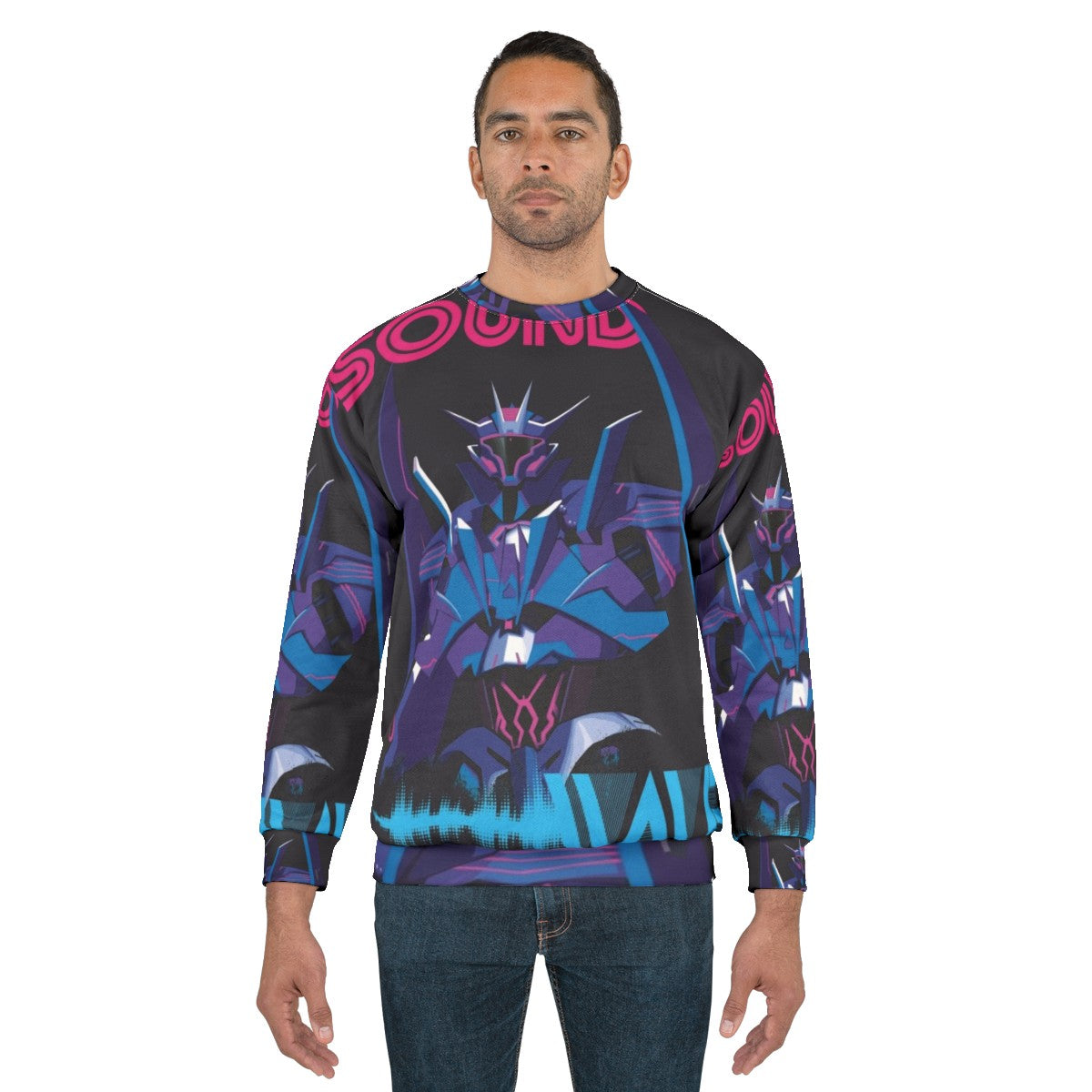 Soundwave Sweatshirt - Transformers Inspired Retro Sci-Fi Clothing - men