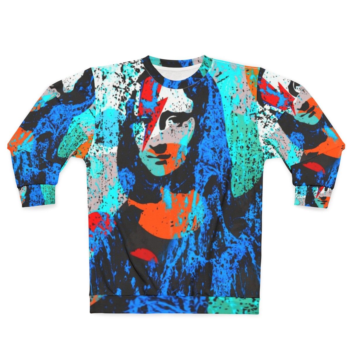 Mona Lisa Glam Night Sweatshirt with Iconic Pop Art Design