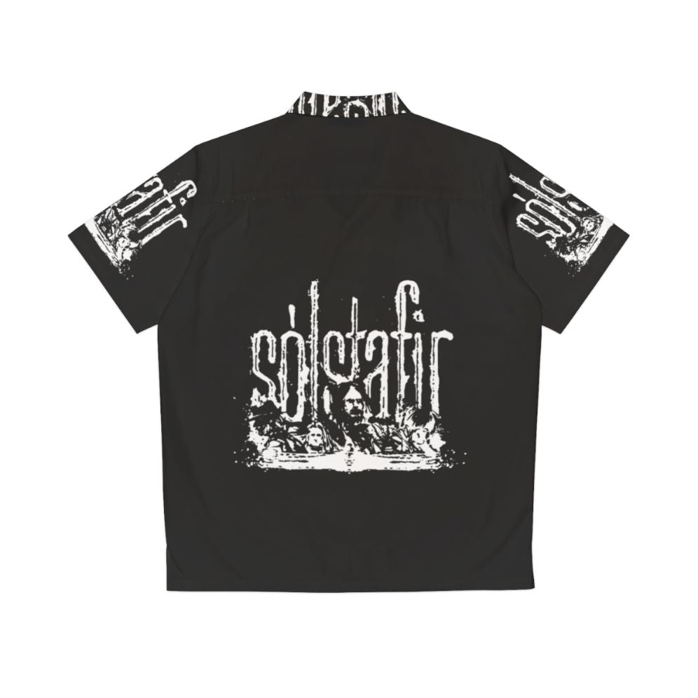 Solstafir Metal Band Logo Hawaiian Shirt - Back