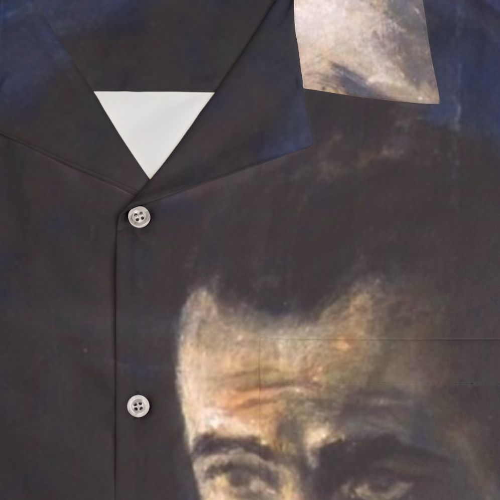 Vintage Humphrey Bogart Casablanca Hawaiian Shirt - Detail