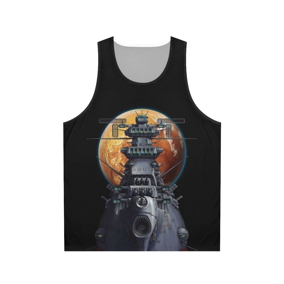 Retro Anime Battleship Yamato Unisex Tank Top