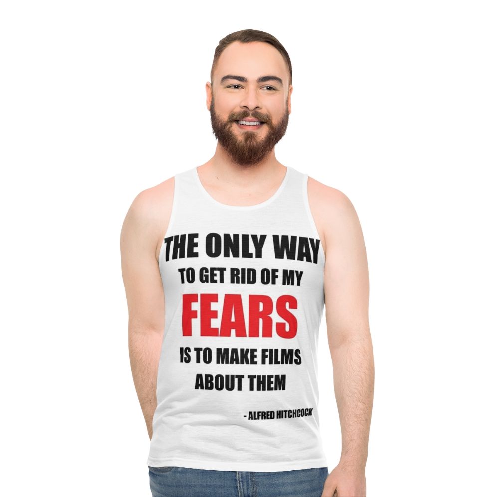 Alfred Hitchcock Quote Unisex Tank Top - men