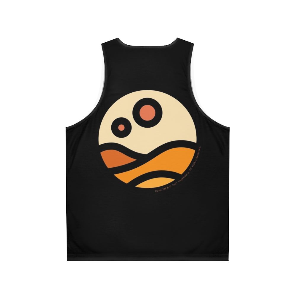 Dune Arrakis Desert Unisex Tank Top - Back