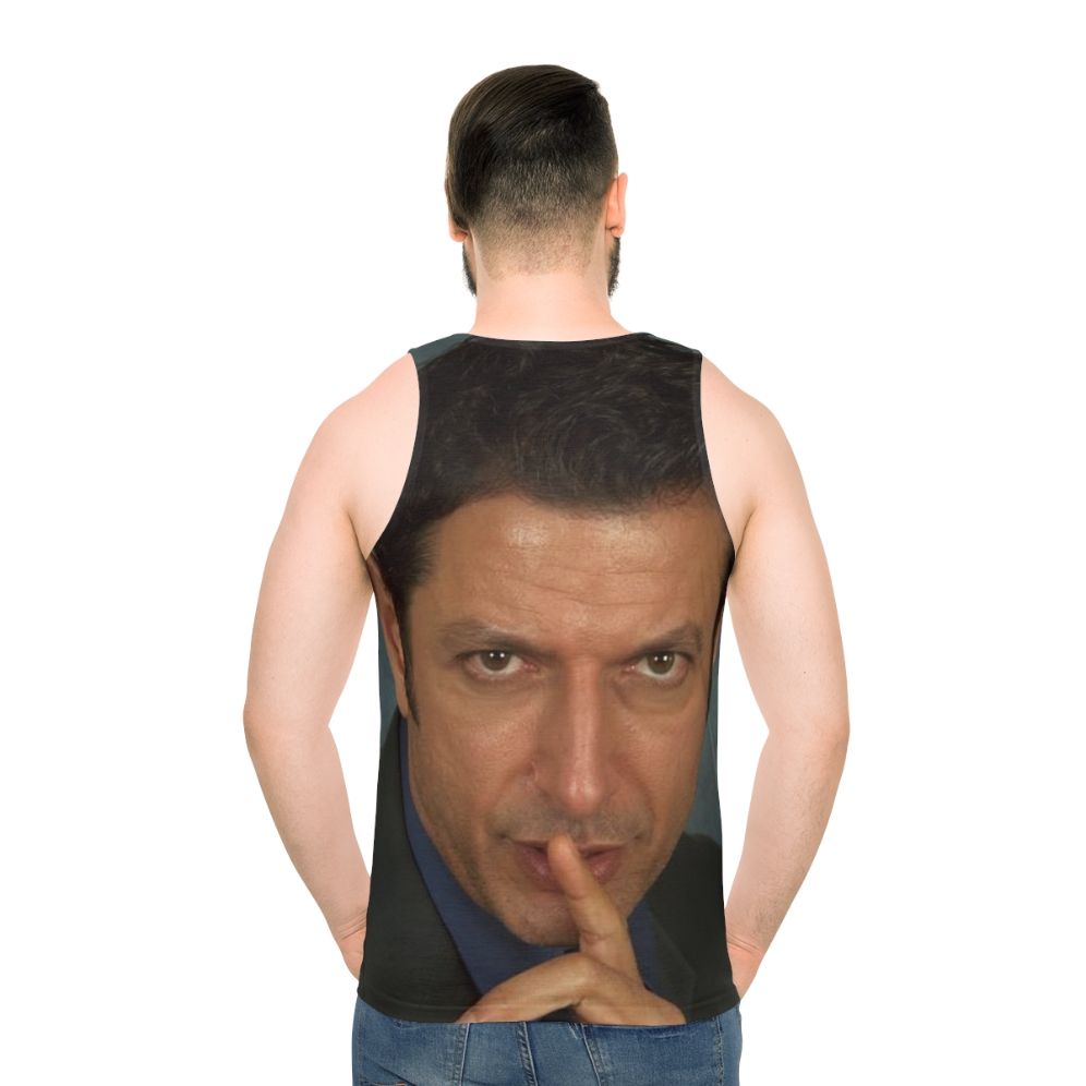 Jeff Goldblum Unisex Tank Top - men back