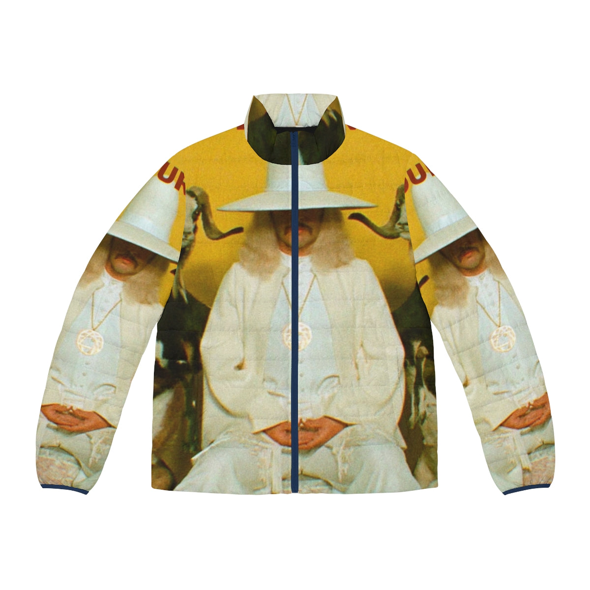 The Alchemist Puffer Jacket, a cult film-inspired outerwear piece