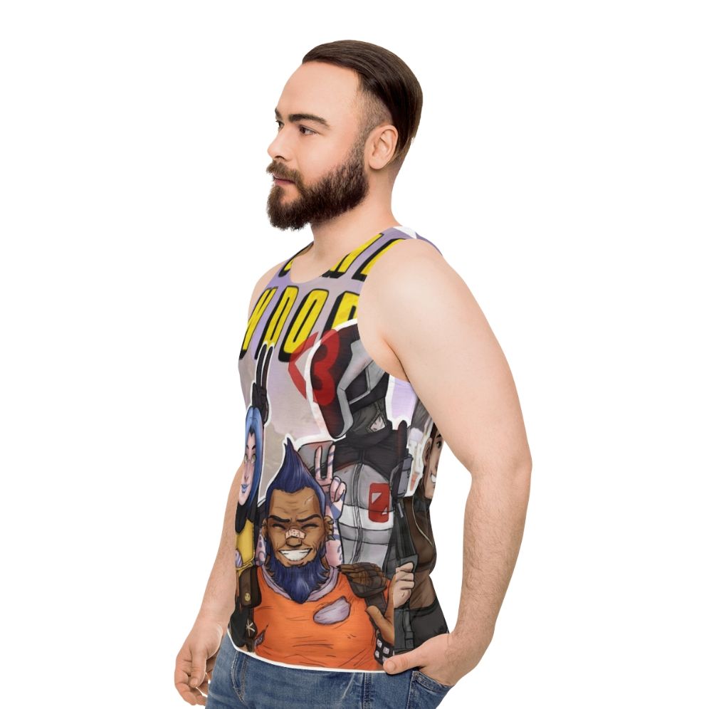 Borderlands inspired unisex tank top - men side