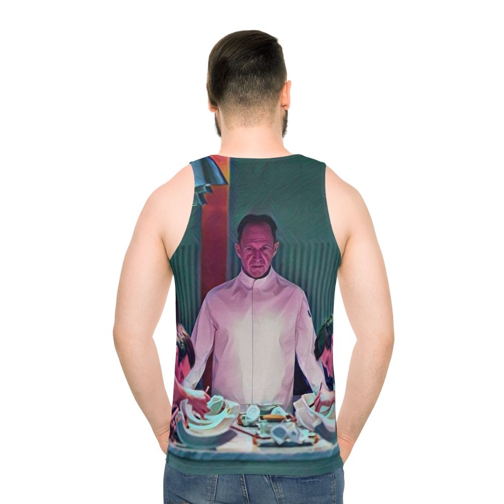 The Menu Movie 2022 Unisex Tank Top - men back