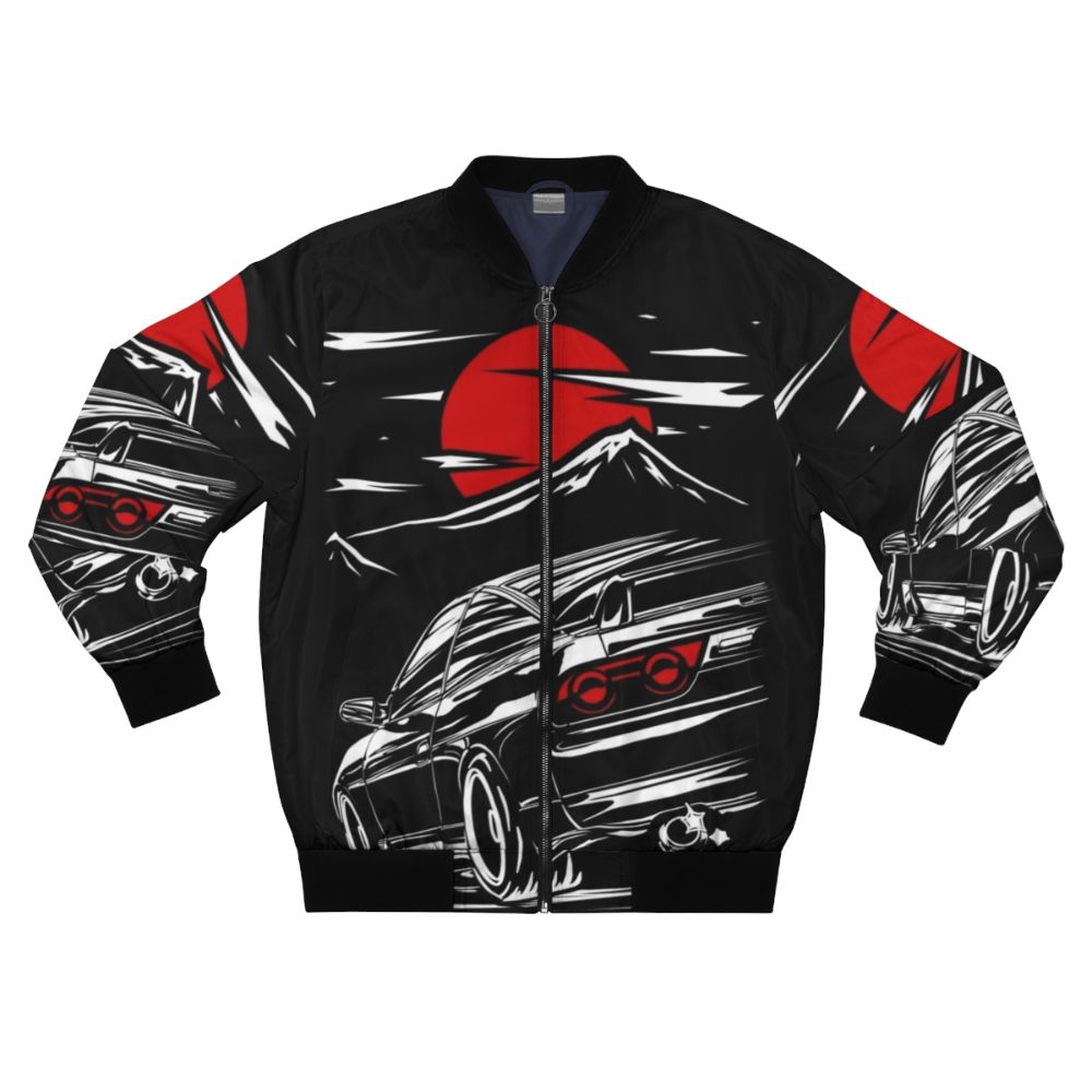 Nissan Silvia S13 Haruna Bomber Jacket, featuring a stylish and streetwear-inspired design for JDM car enthusiasts.