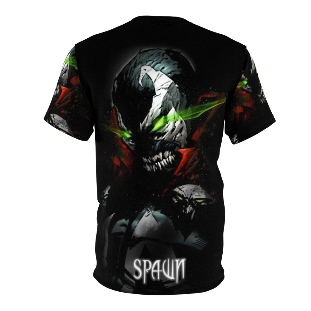 Spawn Rage Lithium Graphic T-Shirt featuring a bold, eye-catching design for comic book and horror enthusiasts - Back