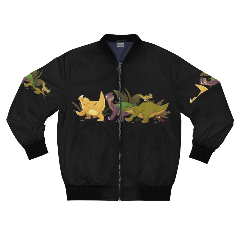 The Land Before Time inspired dinosaur kids bomber jacket