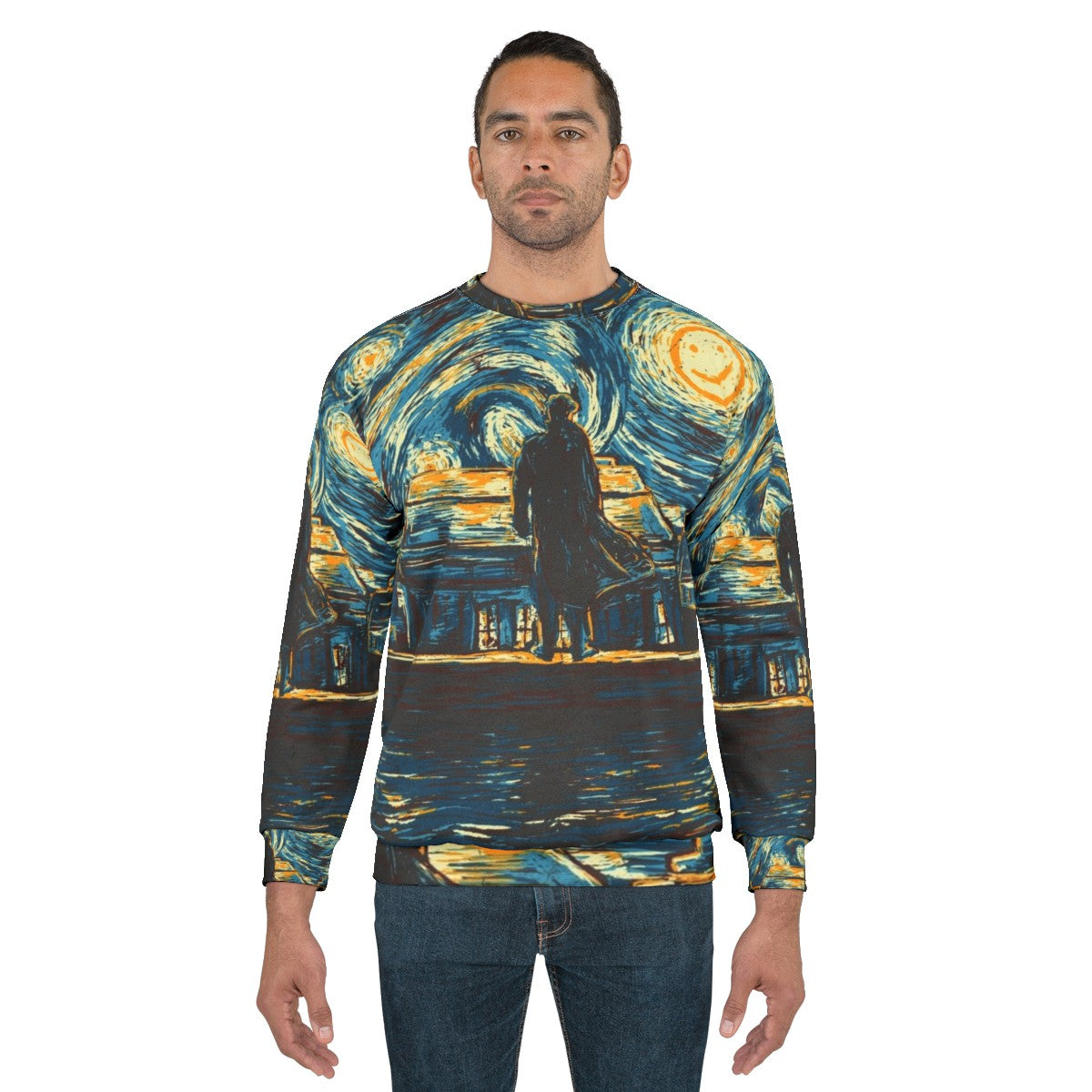 Benedict Cumberbatch Starry Night Sherlock Sweatshirt - men