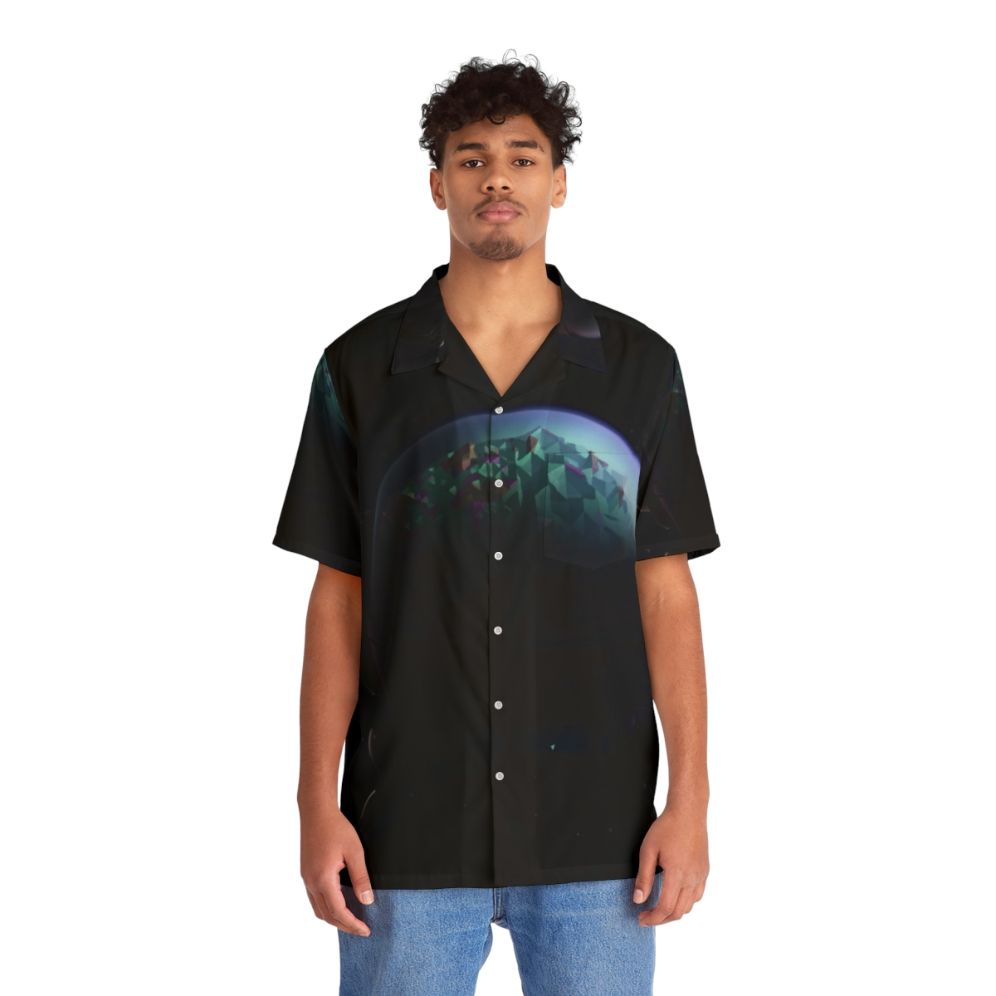 Astroneer Space-Themed Hawaiian Shirt - People Front