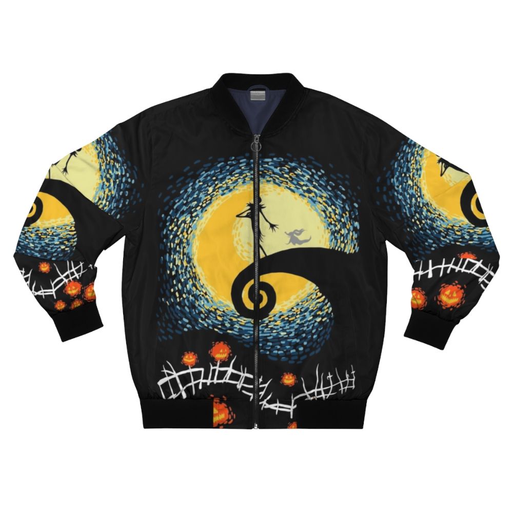 Starry Nightmare Bomber Jacket featuring Jack Skellington from The Nightmare Before Christmas