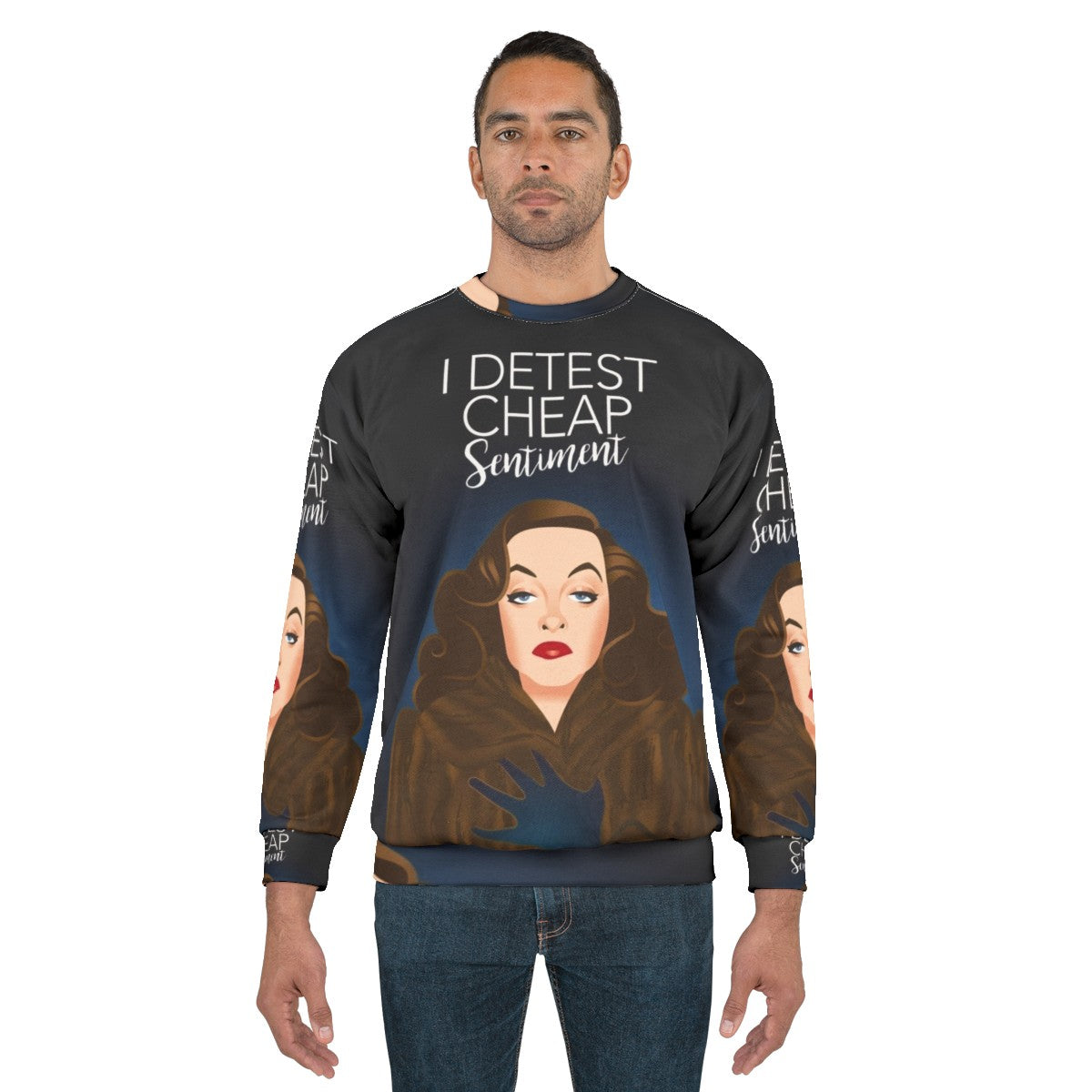 Classic Hollywood Sentiment Sweatshirt with Alejandro Mogolloart - men