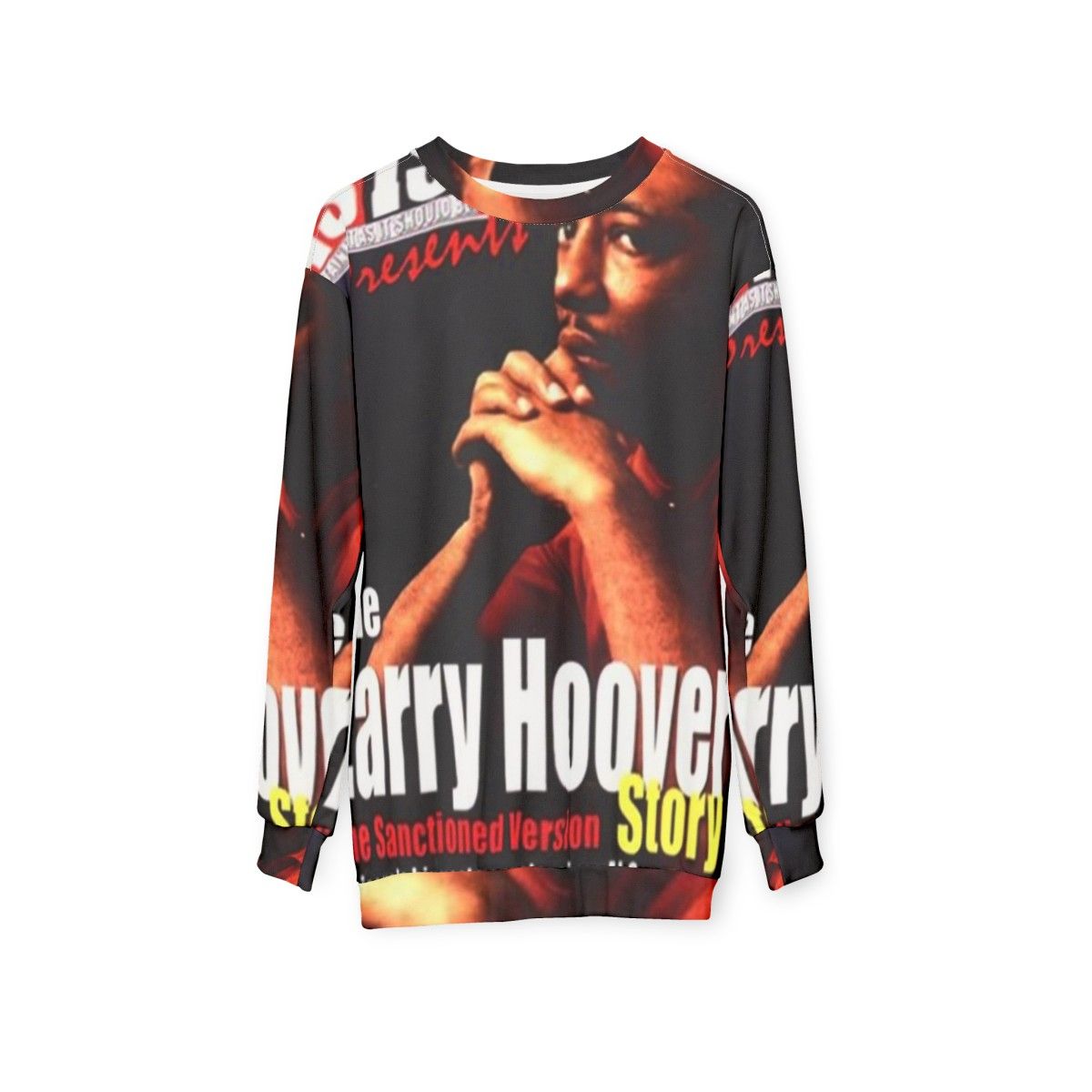 King Larry Hoover Commemorative Sweatshirt - hanging