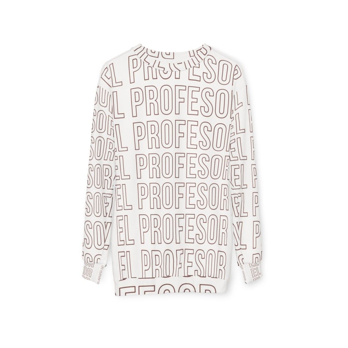 Money Heist "El Profesor" Themed Sweatshirt - hanging