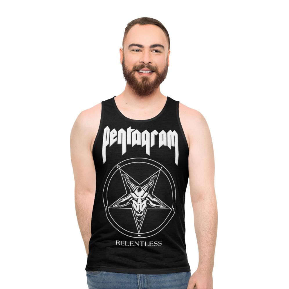 Pentagram Relentless Unisex Metal Tank Top - men