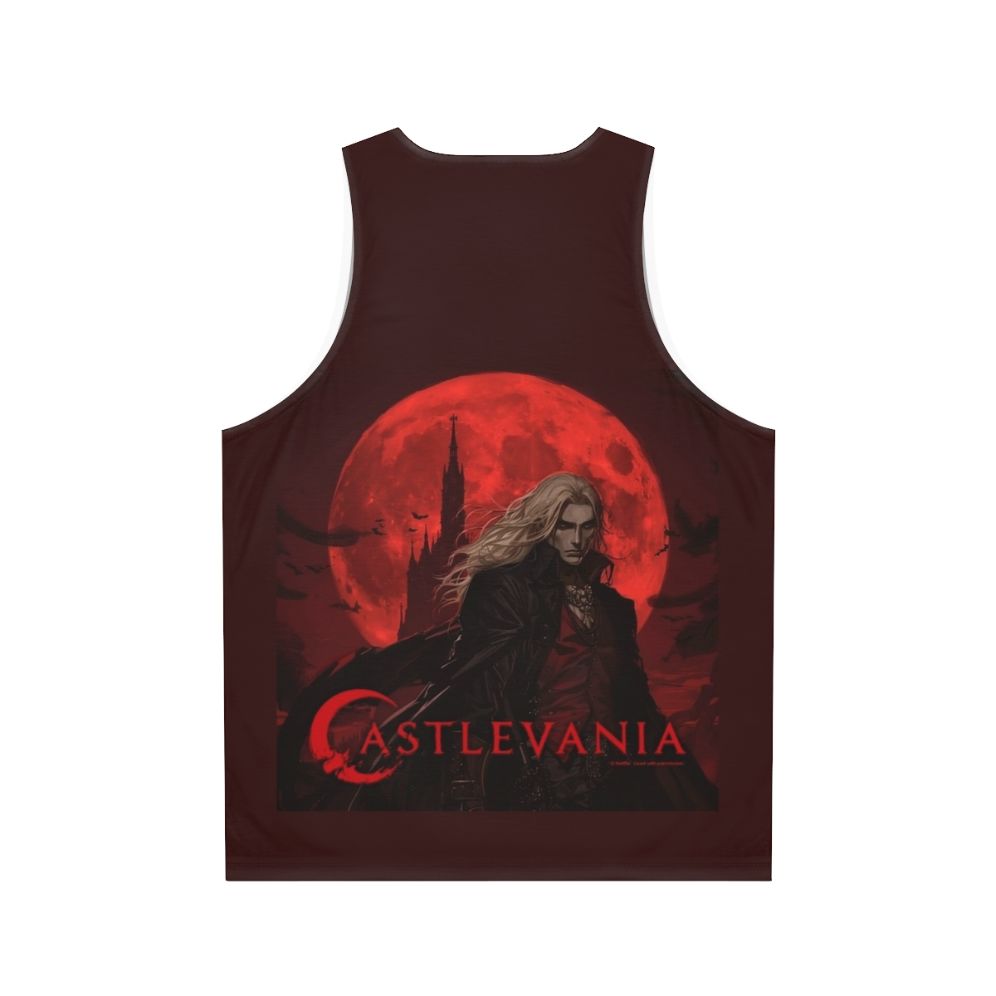 Castlevania Netflix Alucard Fan Art Tank Top - Back