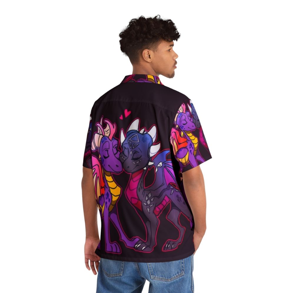 Spyro the Dragon Inspired Hawaiian Shirt - People Back