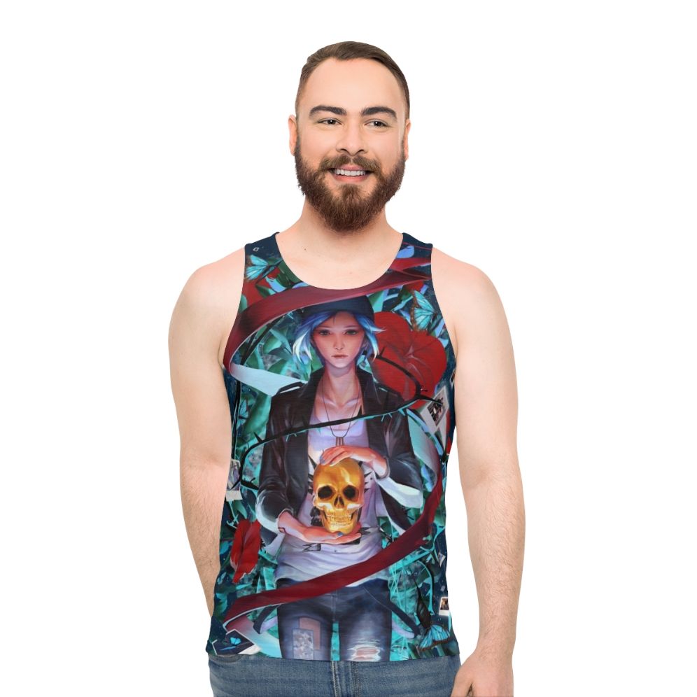 "Trapped by Destiny Unisex Life is Strange Inspired Tank Top" - men