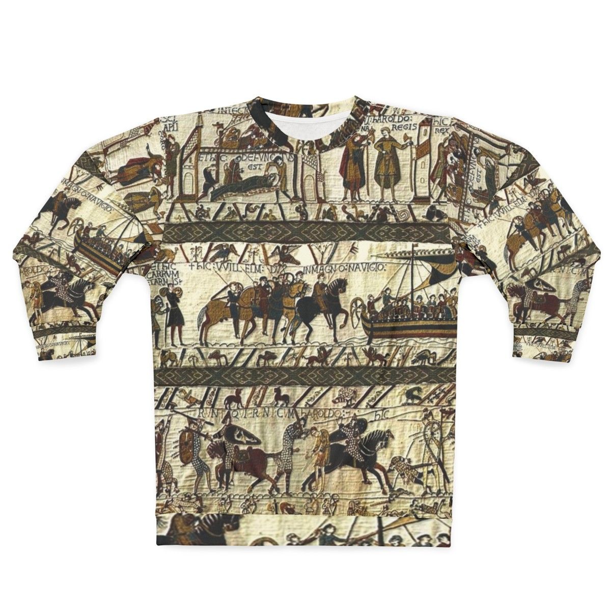 Bayeux Tapestry Medieval Viking Battle Sweatshirt