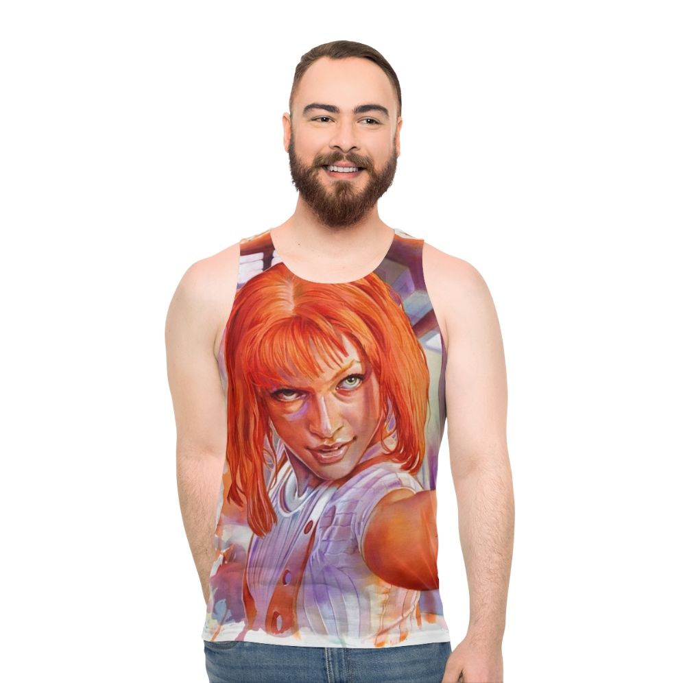 Leeloo The Fifth Element Unisex Tank Top - men