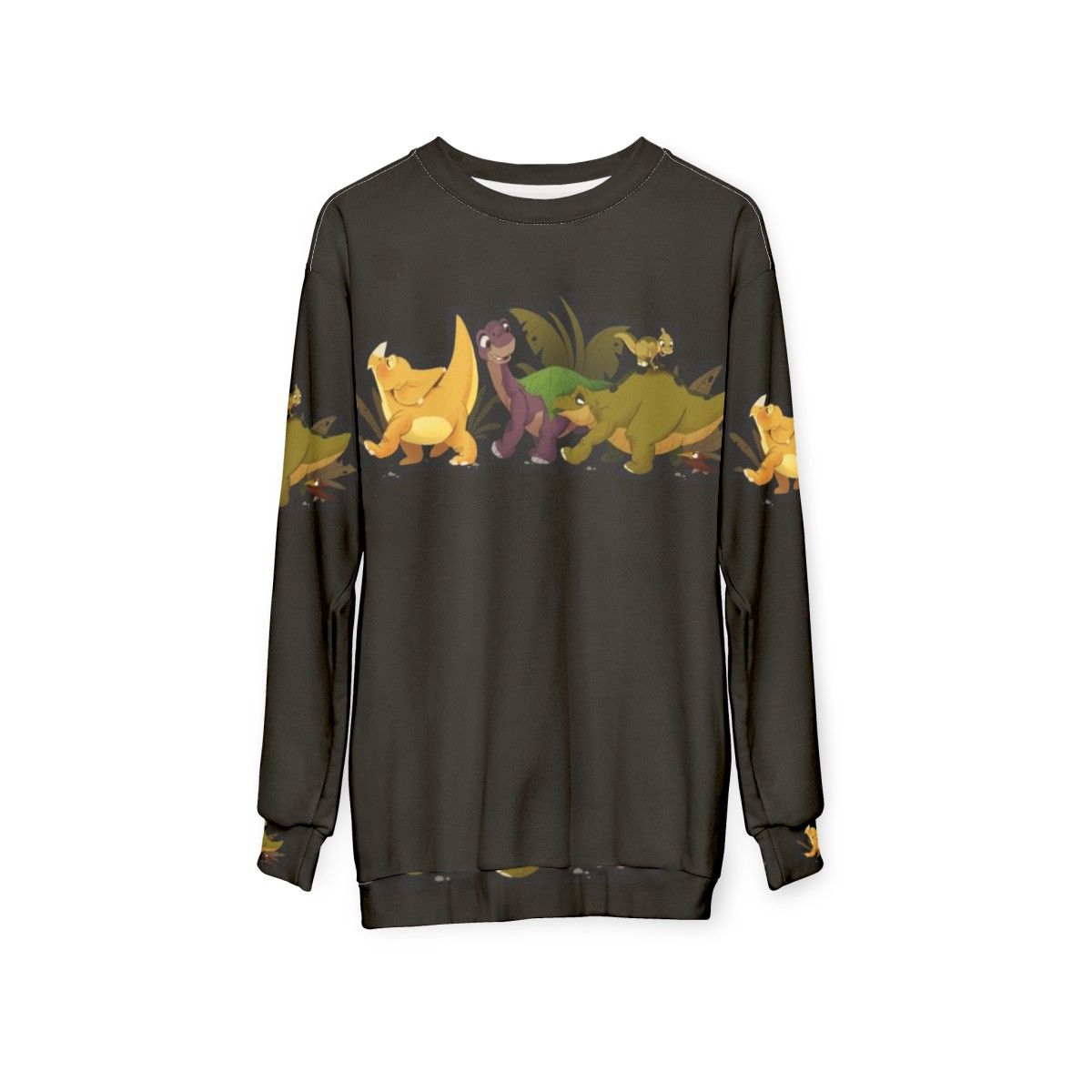 The Land Before Time Littlefoot Dinosaur Kids Sweatshirt - hanging