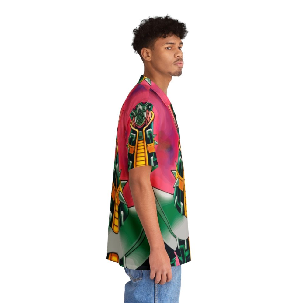 Jinzo Hawaiian Shirt - Yu-Gi-Oh Inspired Casual Wear - People Pight