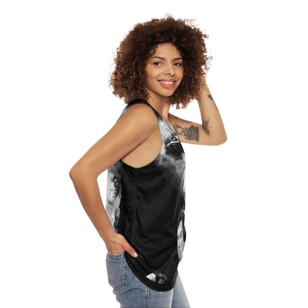 Elon Musk Cybertruck Unisex Tank Top - women side