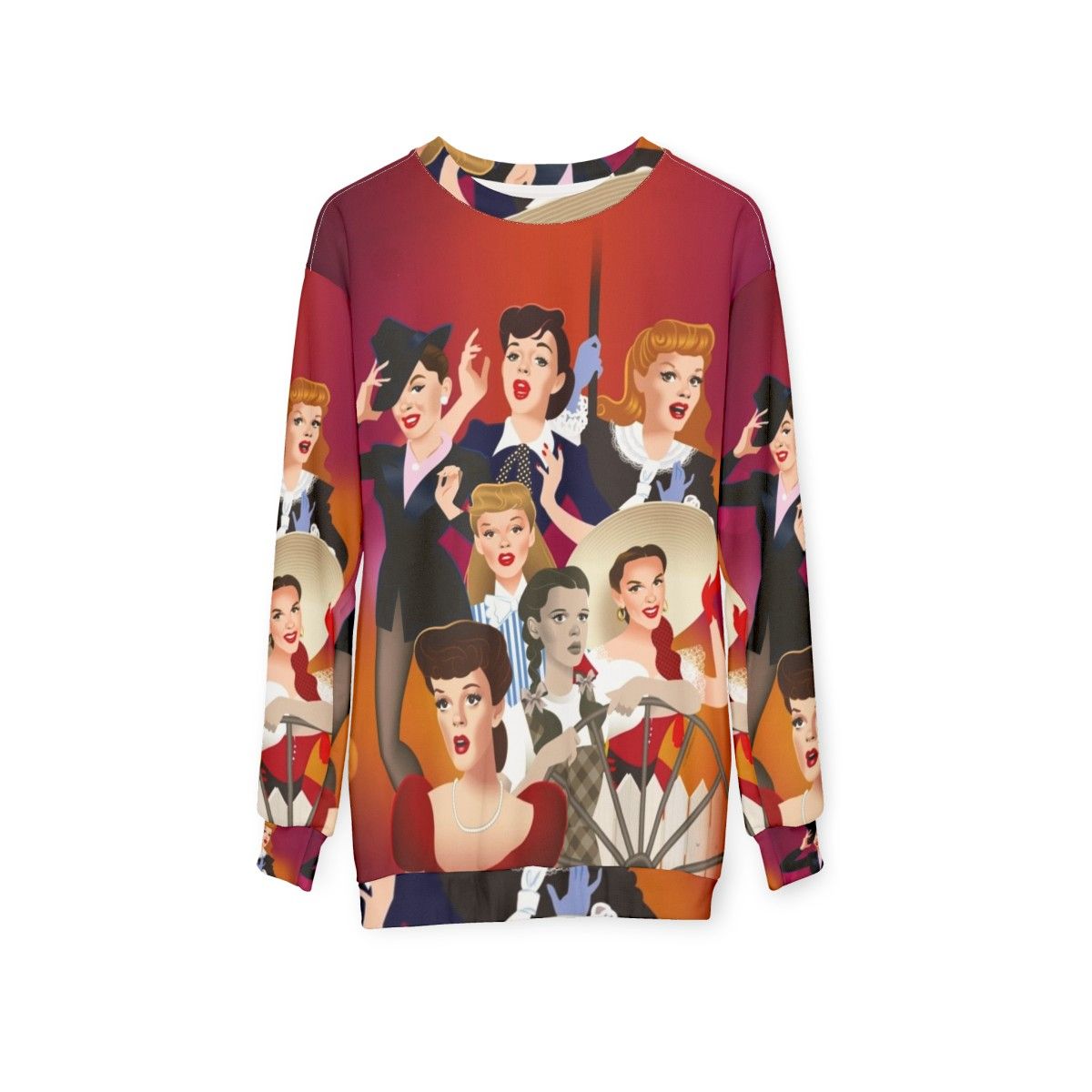 Alejandro Mogollo Art Hollywood Icon Movie Star Sweatshirt - hanging