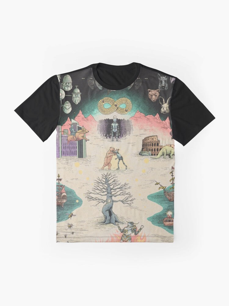 Dance Gavin Dance Graphic T-Shirt - Flat lay