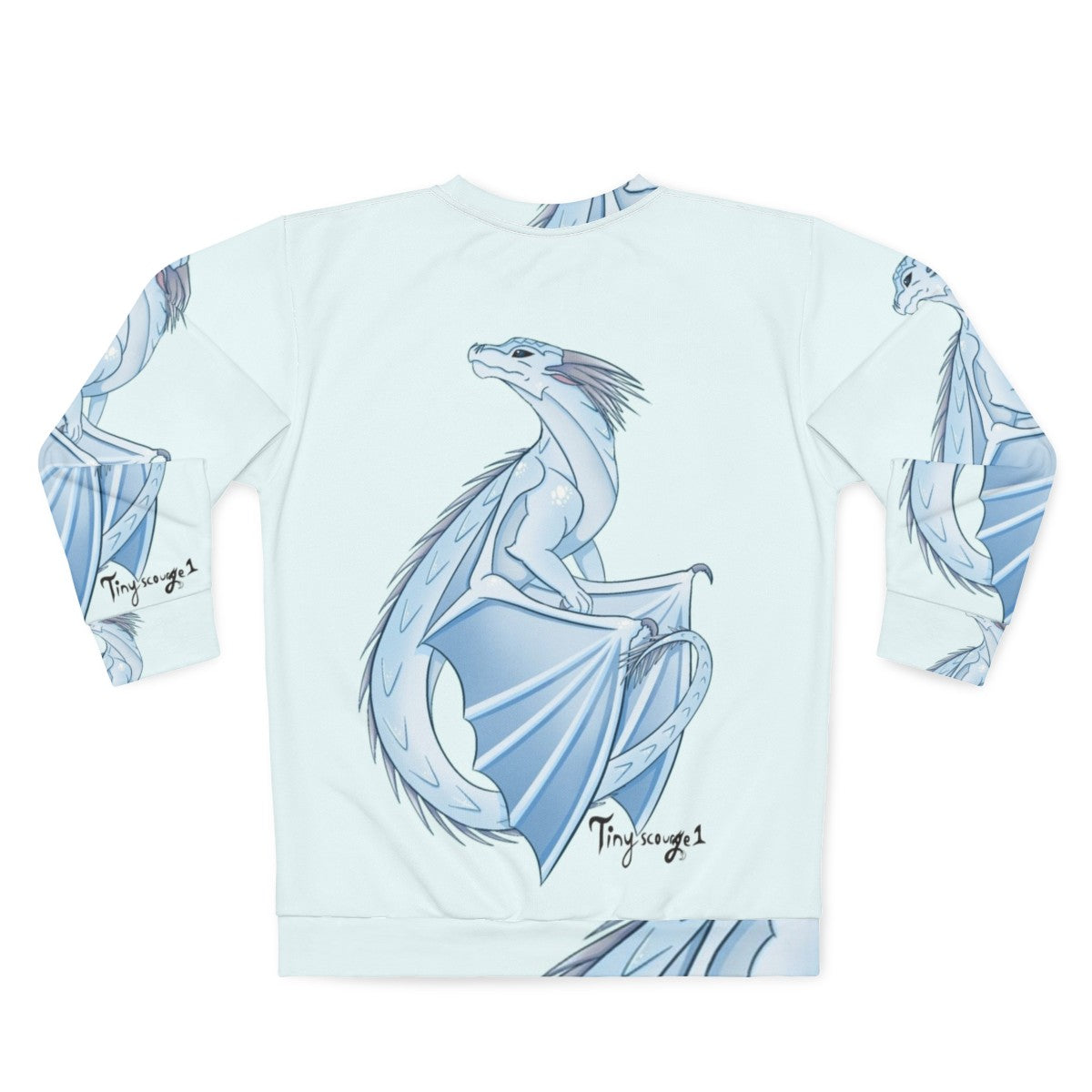 Icewing Wings of Fire Winter Sweatshirt - Back