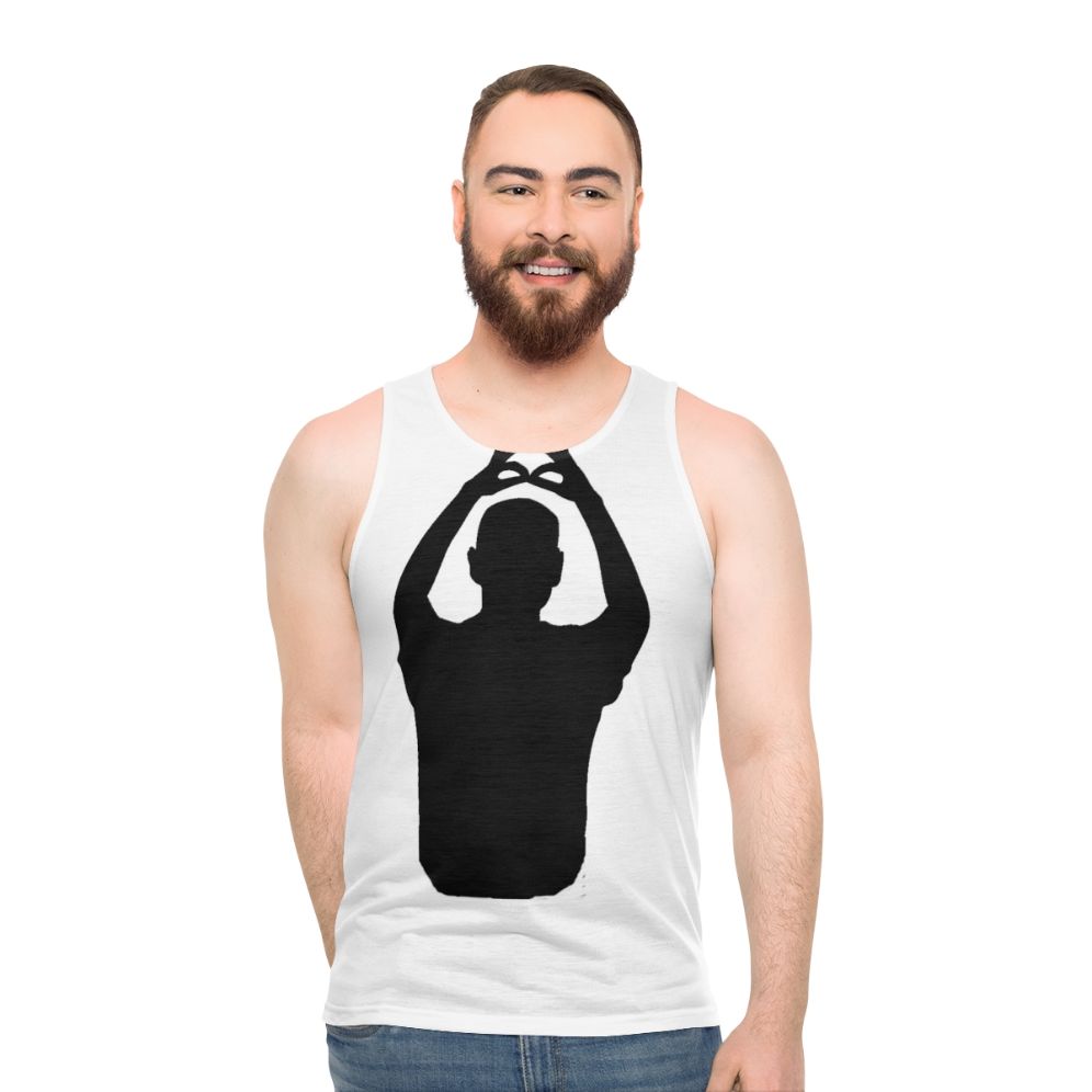 Depeche mode inspired unisex 80s synthpop tank top - men