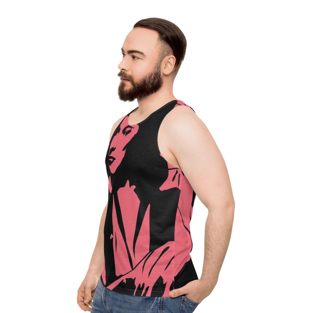 Katharine Hepburn Unisex Tank Top - men side