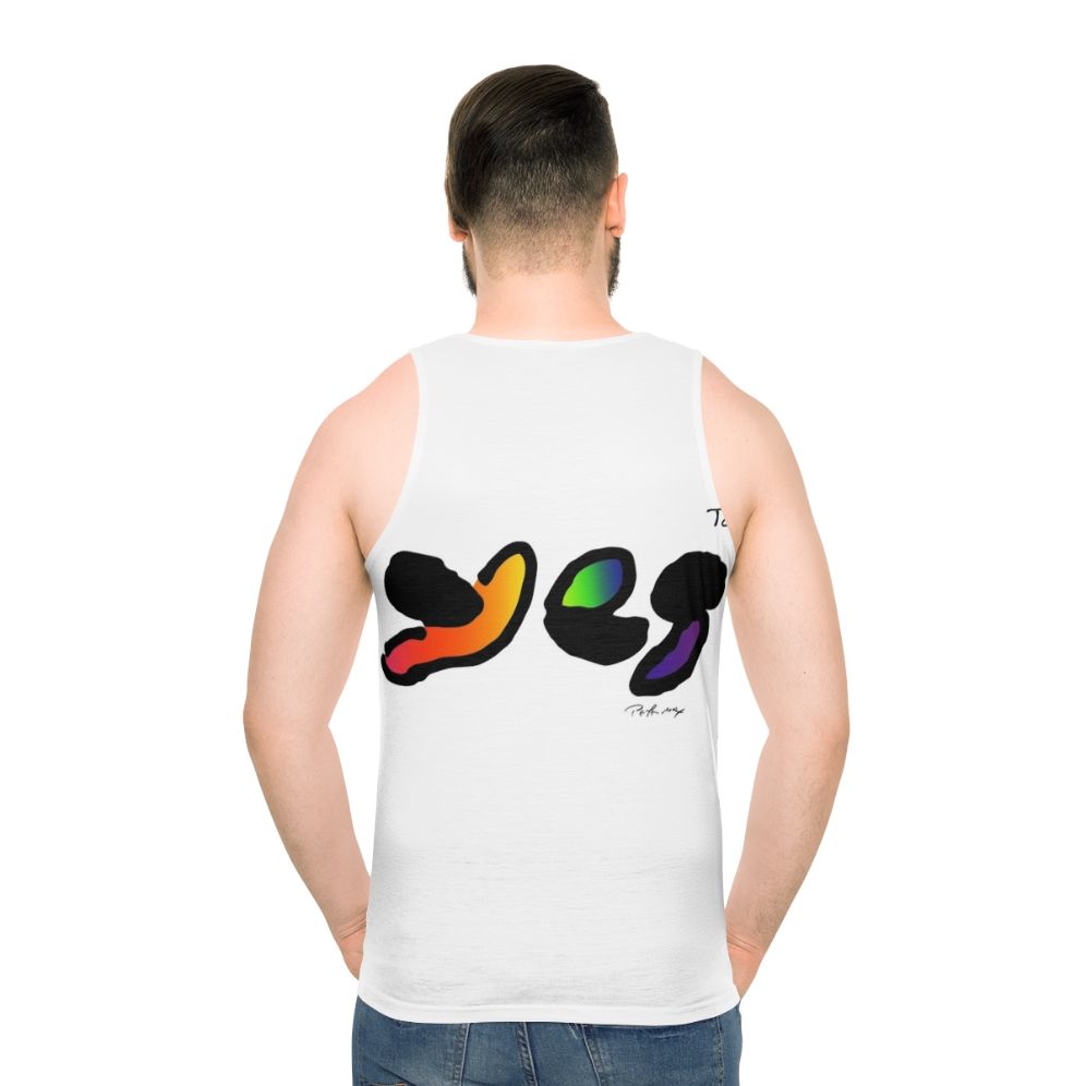 Yes Band Unisex Tank Top - men back