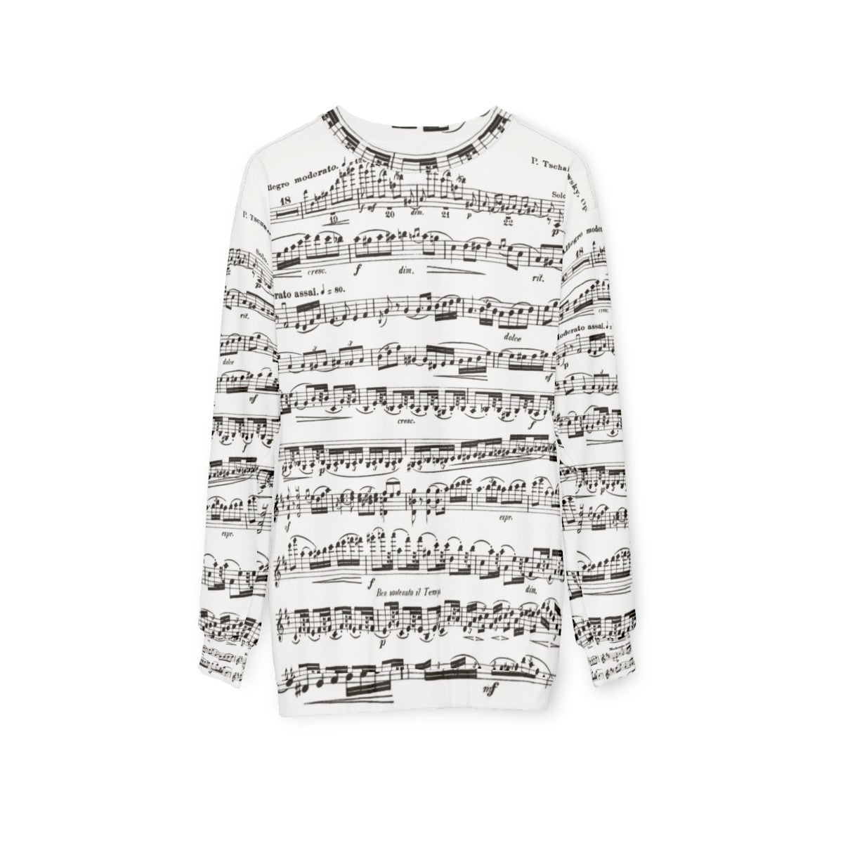 Tchaikovsky Violin Concerto Sweatshirt - Classical Music Lovers - hanging