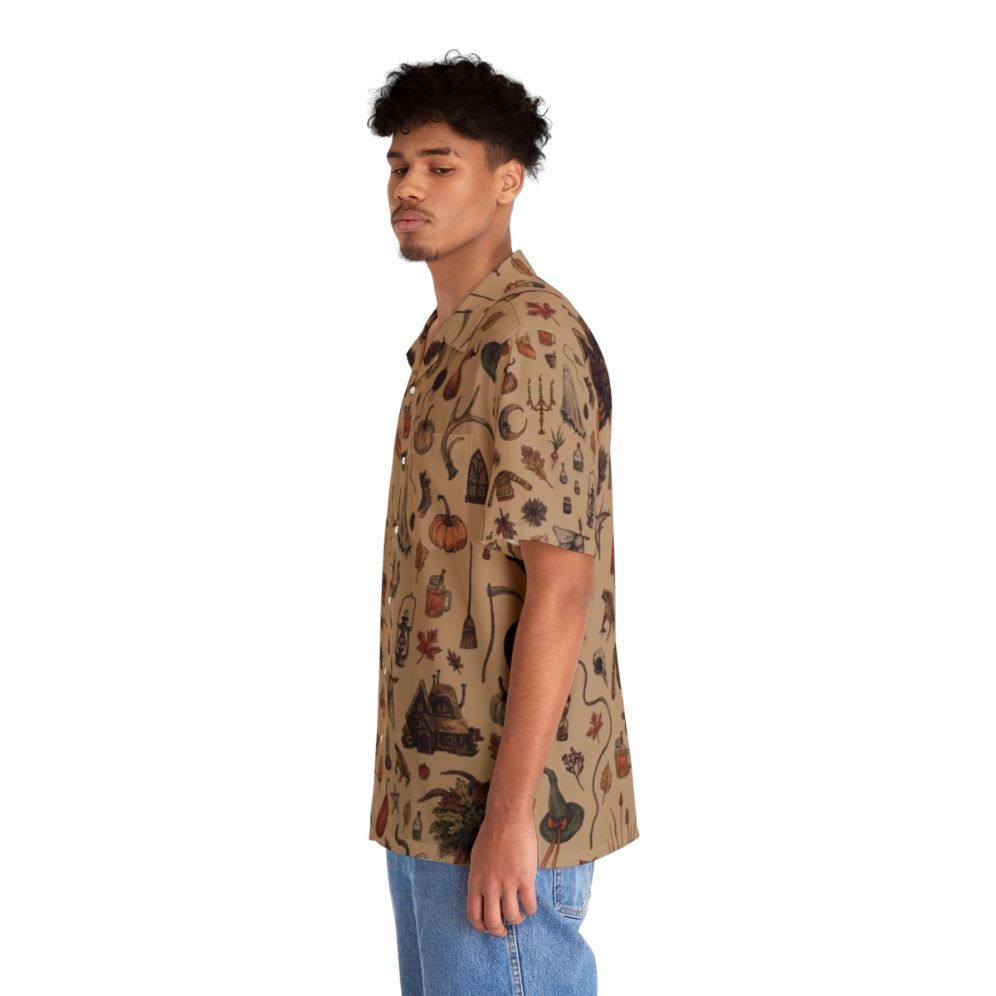 Rustic brown cozy crone hawaiian shirt - People Left