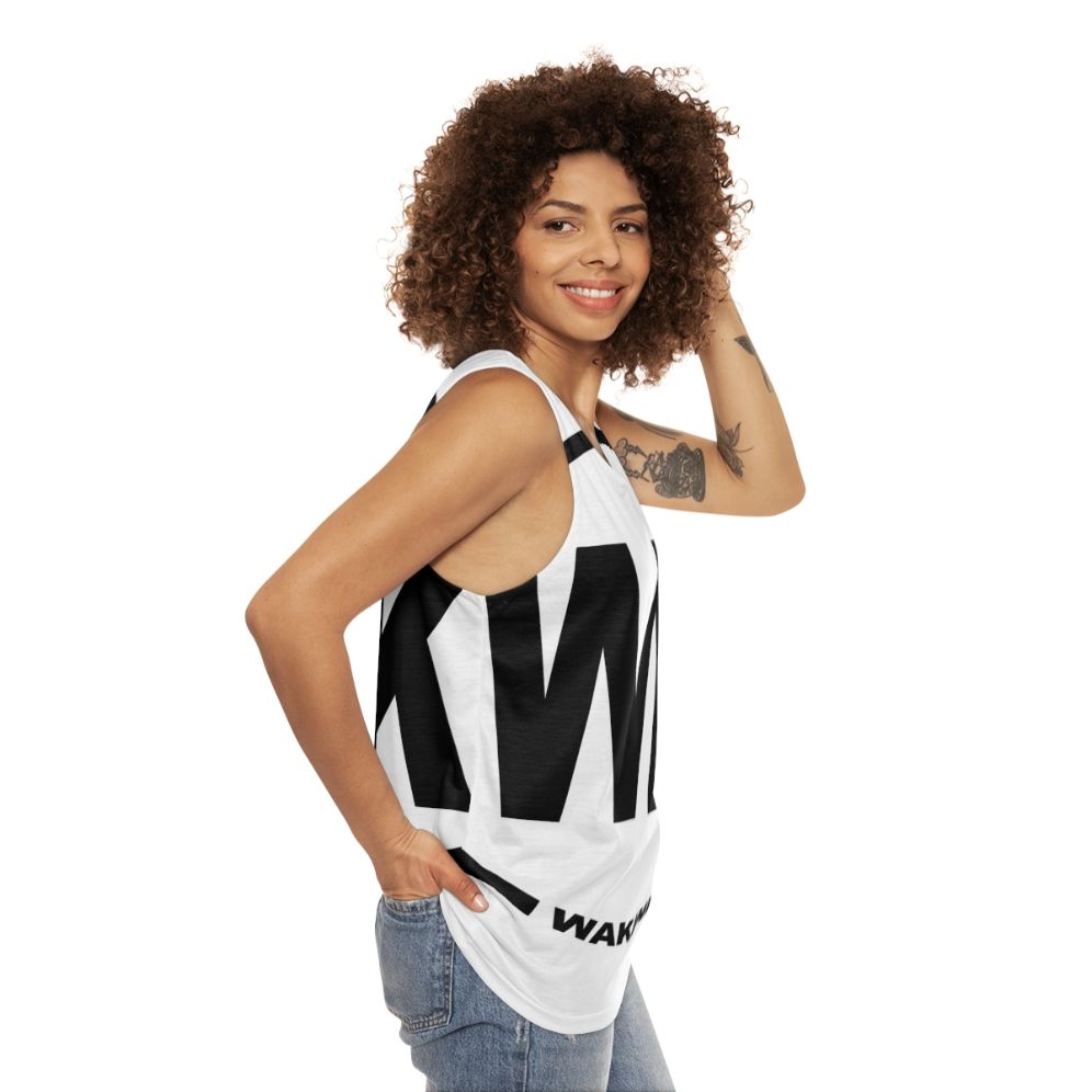 Wakanda Unisex Tank Top - women side